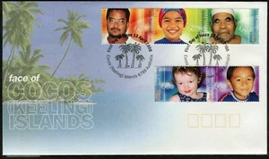 2000 Cocos (Keeling) Islands Face Of Cocos Set Of 5 FDC, Mint Condition - Bild 1 von 1