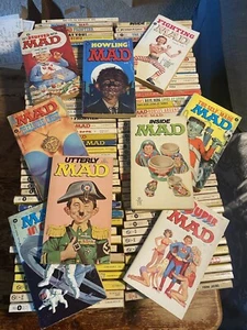 Very Large Lot Of MAD MAGAZINE Books (80+) Some Dupes!! - Picture 1 of 11