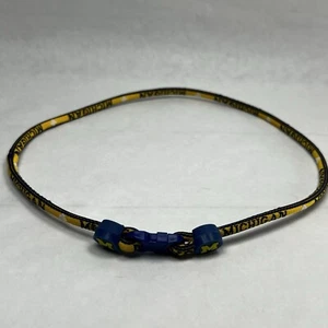 Michigan Wolverines 21” Rope Cord Necklace W/ Buckle Closure NCAA College - Picture 1 of 5