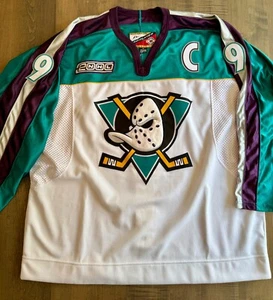 Anaheim Mighty Ducks Pro Player Größe 56 Alt Trikot Kariya mit Etikett! - Bild 1 von 5