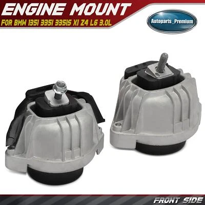 2x Montaje motor delantero izquierdo y derecho para BMW 135i 335i 335is X1 Z4 L6 3.0L Turbo. Foto 1 de 4