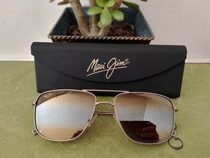 Maui Jim Mikioi MJ 887 01 Titanium Satin Sepia Frame + HCL Bronze Polarized - Picture 1 of 17