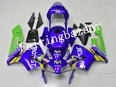 Fit for 2003 04 CBR600RR MOVISTAR Blue Green ABS Injection Bodywork Fairing Kit - Image 1 of 4