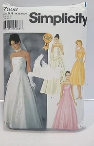 Simplicity Pattern - 7086 (Cut) - Size 14-20 - Evening Dress - Picture 1 of 2