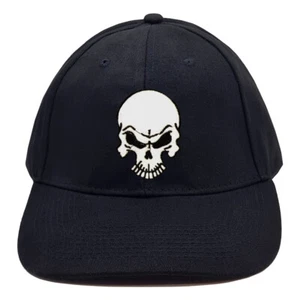 Cappello ricamato teschio baseball biker rock puoi anche scegliere colore berretto - Foto 1 di 1