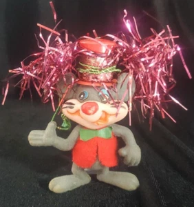 Vtg. Looney Tunes Merlin the Magic Mouse turned into a New Years/X-Mas Ornament - Picture 1 of 5
