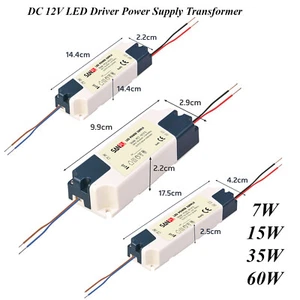 LED Driver Power Supply Transformer AC 240V - DC 12V 60W Sanpu Power Adapter - Picture 1 of 29