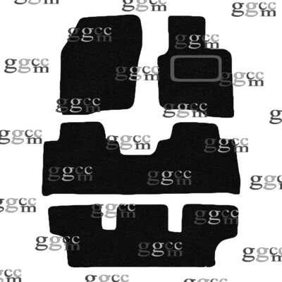 Se adapta a los tapetes de coche para alfombra negra Ford Galaxy 2016-2022 (7 asientos) totalmente a medida Foto 1 de 4