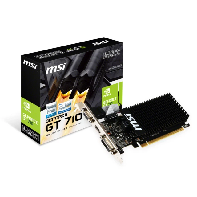 MSI GeForce NVIDIA (2 GB) (GT710) 2GB DDR3 Graphics Card