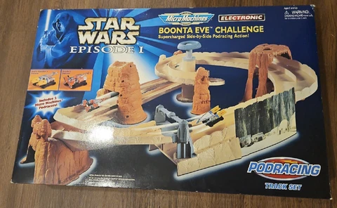 Star Wars Micro Machines Podracer Track Electronoc set Challenge  - NEW sealed Cover