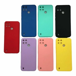 Funda Silicona Suave Para Realme C21Y / C25Y (4G) con Cámara 3D elegir 7colores - Imagen 1 de 7