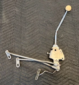 65 66 Pontiac GTO Hurst 4 Speed Shifter Assembly, White Knob, Linkage and Levers - Picture 1 of 9