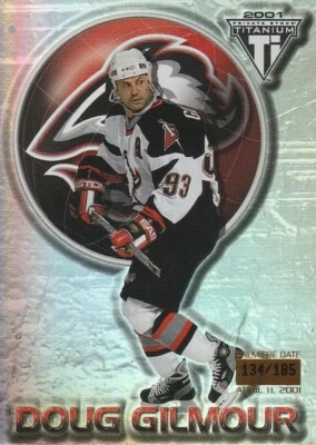 2000-01 Titanium Premiere Date #9 Doug Gilmour/185 - Image 1 of 2