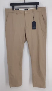 NWT Ben Sherman Slim Fit Stretch Tan Khaki Chino Pants Mens 38 X 32 - Picture 1 of 7