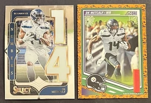 (2) 2024 PANINI DK METCALF #24 SELECT NUMBERS INSERT 2025 SCORE A TREAT #264 - Picture 1 of 2