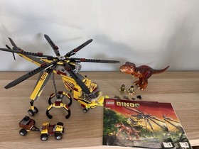 LEGO Dino 5886 T-Rex Hunter - With Dino + Minifigures + Instructions - 2012 Rare