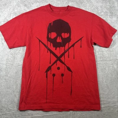 Tatuaje gráfico premium rojo Sullen Art Collective manga corta talla mediana Foto 1 de 4