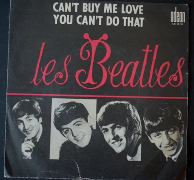 Rare Beatles French SP JUKEBOXE SO 10111  type 2 "CAN T BUY ME LOVE" - Photo 1/4