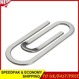 Portatarjetas de crédito de metal funcional carpeta collar clip para efectivo tarjeta libro collar - Imagen 1 de 8