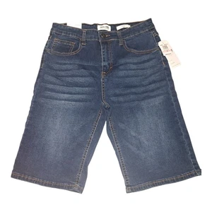RING OF FIRE Boys Denim Jean Shorts Slim 18 Slick Sustainable RBB0991 NWT $40 - Picture 1 of 11