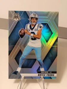 Bryce Young 2025 Mosaic #86 SILVER Prizm Carolina Panthers - Picture 1 of 4