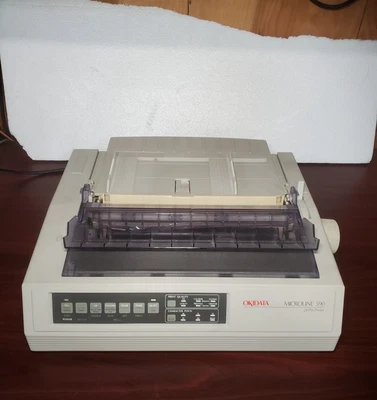 OKI Microline ML590 590 24-Pin Impact Printer Model - DOES NOT POWER! #69 - Image 1 of 4