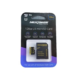 Nextbase 128GB U3 Micro SD Memory Card - with Adapter - $99.00 retail - Zdjęcie 1 z 2