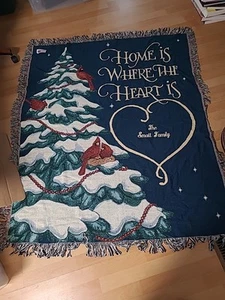 Blanket With Tags Says The Small Family 60 By 50 Inches Mafe In USA - Picture 1 of 6