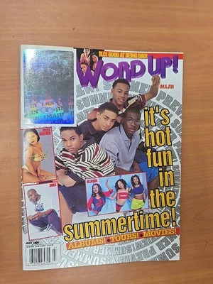 Vintage Word Up Magazine JULY 1999 DMX JUVENILE IMAJIN JAY-Z BLAQUE Two Posters - Image 1 of 4