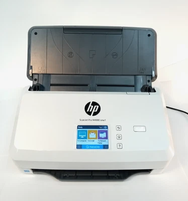 HP Scanjet Pro N4000 snw1 6FW08A Sheet-Fed Color Duplex Document Scanner - Image 1 of 4