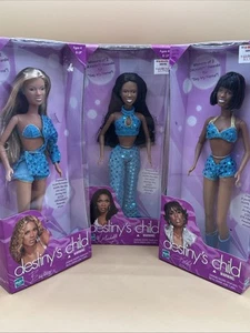 NIB 2001 Hasbro Destiny's Child Barbie Dolls Lot Of 3 Beyonce, Michelle & Kelly - Picture 1 of 17