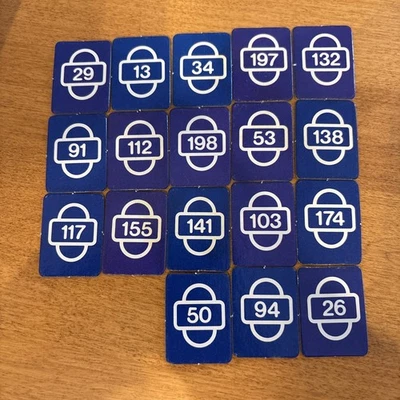 Scotland Yard Instrucciones Solo 1985 Piezas de repuesto Piezas 18 TARJETAS DE INICIO Foto 1 de 2