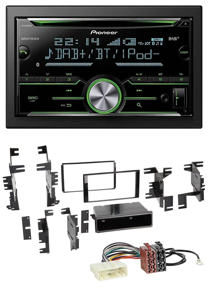 Pioneer Bluetooth MP3 DAB 2DIN USB CD Autoradio für Nissan Versa ab 07 Xterra ab - Bild 1 von 4