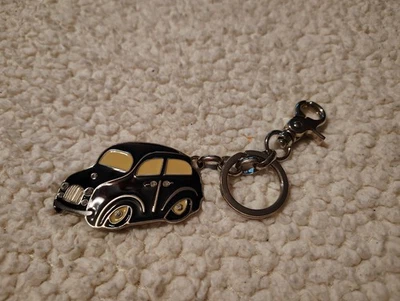 Braccialini Black Taxi Car Gold Tone Bag Charm Keychain Key Ring Authentic  - Image 1 of 3