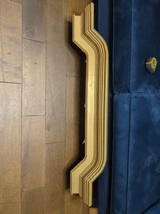 Wooden Ornate Curtain Window Box Pelmet Gold But Could Easily Be Sprayed - Picture 1 of 6
