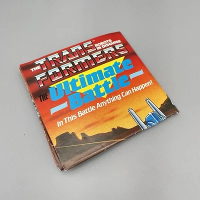 Transformers G1 Double Sided Poster Toy Merchandise Hasbro 1986 - Image 1 of 3