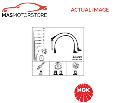 IGNITION CABLE SET LEADS KIT NGK 0806 P FOR BEDFORD ASTRA VAN 1.6 1.6L 66KW - Image 1 of 4