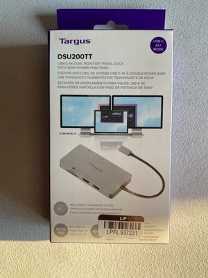 Targus USB-C DP Alt Mode Single Video 4K HDMI/VGA Docking Station - Image 1 of 4
