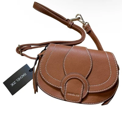 Rachel Zoe Belt Bag Crossbody Adjustable Curateur Edessi Saddle Brown Purse NWT - Image 1 of 4