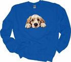 Peeking Clumber Spaniel Dog Sweatshirt Dog Lover Shirt