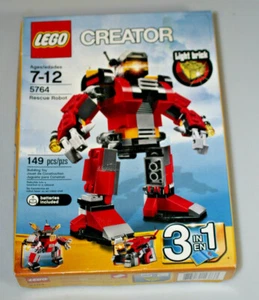 Lego Creator 3 in 1 Rescue Robot (5764) Retired 2011 NEW Sealed Box Wear - Picture 1 of 6