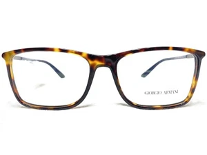 NEW Giorgio Armani AR7146 5626 Mens Red Havana Square Eyeglasses Frames 56/17 - Picture 1 of 6