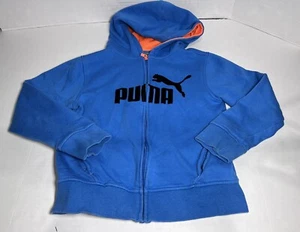 Boys Puma Blue Long Sleeve Jacket Size 10 - Picture 1 of 4