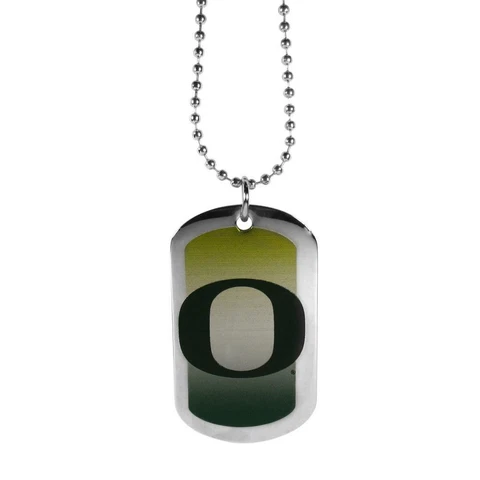 Oregon Ducks 26 Inch Team Dog Tag Necklace [NEW] NCAA Neck Jewelry Bracelet Cover