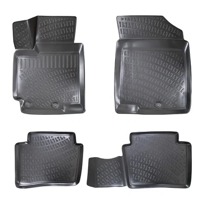 Car Floor Mats Liners For Hyundai Accent 2011-2018 All Season Heavy Duty 3d Rugs - Image 1 of 4