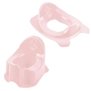 SET WC-Sitz Zuza + Töpfchen Franek Pure Rosa – Rutschfest & Sicher für Kinde - Bild 1 von 7