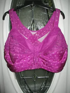 Comfort Choice Women's Size 50D Comfort Strap Front-Close Wireless Bra NWT - Picture 1 of 5