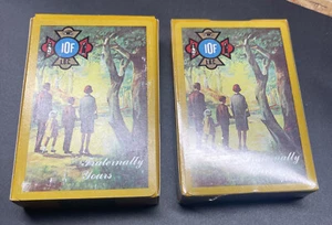 2x Independent Order of Foresters (IOF) playing cards-1 sealed deck-made in USA - Picture 1 of 5
