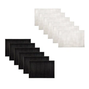 Juego de 6 Placaes de Mesa de Bambú de Lanza Ancha 30 x 45 cm - Imagen 1 de 4