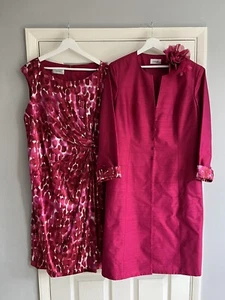 Condici Seidenjacke & Kleid Brautmutter Gr. 18 Hot Pink, Hochzeit, Rennen - Bild 1 von 24